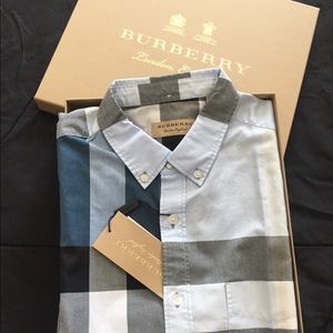 NWT Burberry check shirt